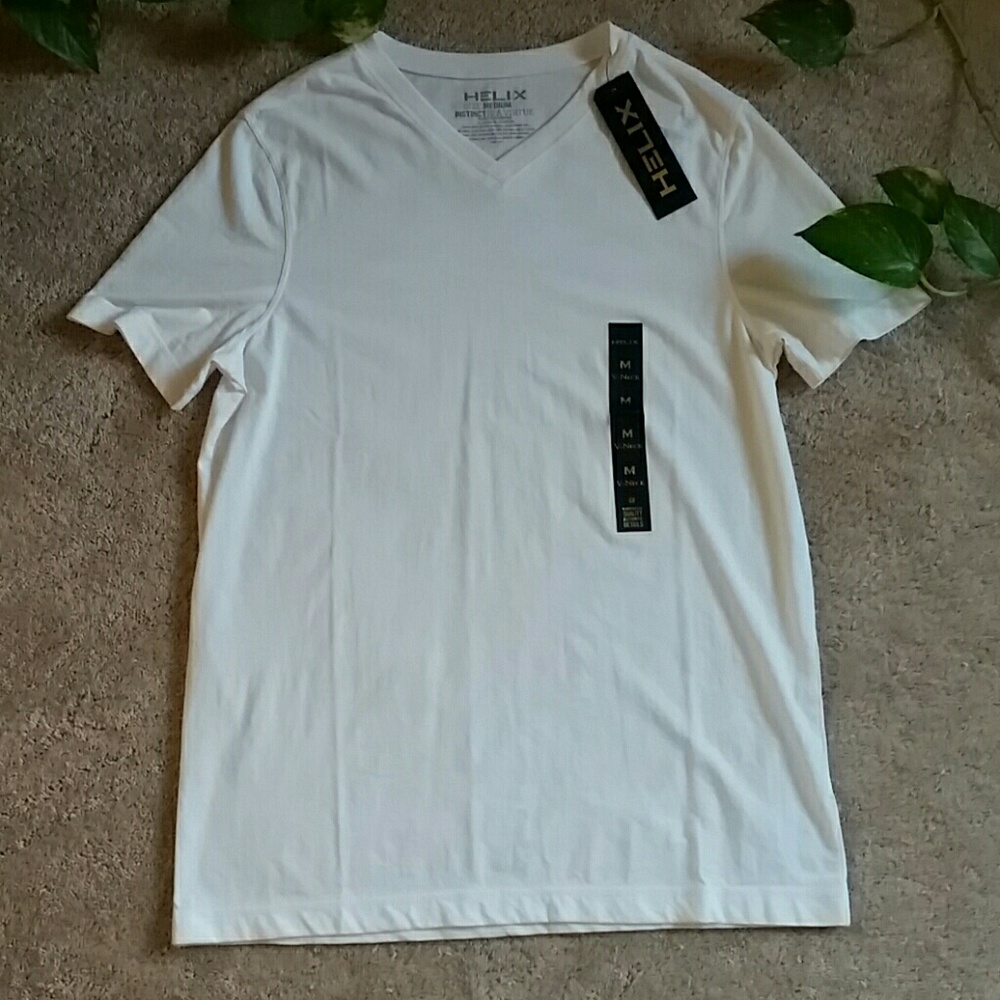 NWT Men's HELIX V-neck T-shirt